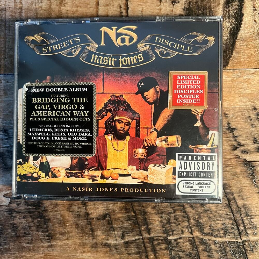Nas Street’s Disciple 2004 Double CD Album Special Limited Edition Poster